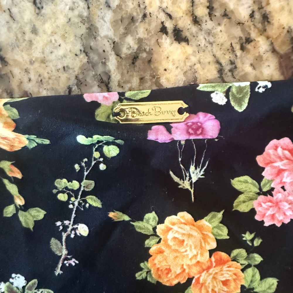 Beach Bunny Black Floral Bikini Top - Picture 4 of 5